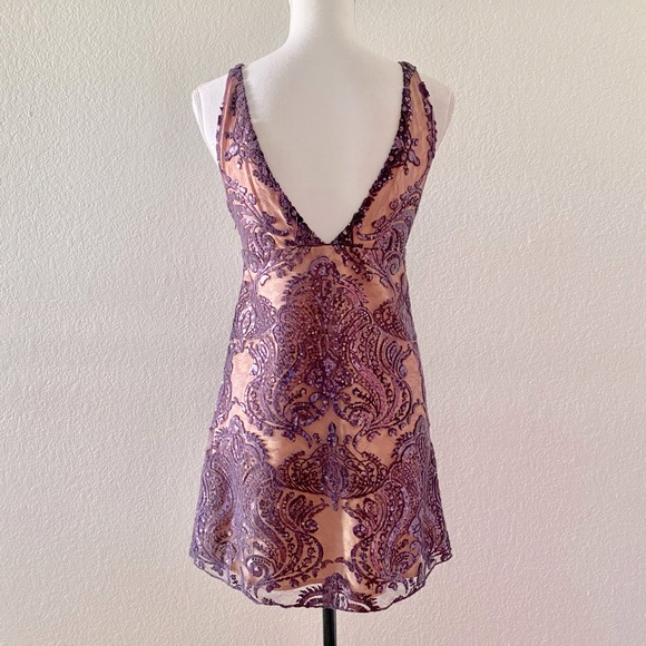 Free People Sequined Mini Dress - Picture 8 of 16